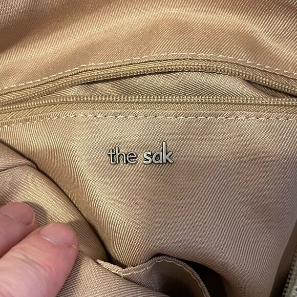 The Sak Sequoia Multi Color Crochet Hobo Striped Medium Boho Handbag - Picture 9 of 11